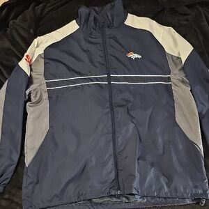 Dunbrooke Navy and Gray Windbreaker Jacket